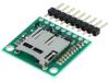 POLOLU MICROSD ADAPTER Модуль: адаптер; SD micro; 5ВDC; SD Micro,штыревой