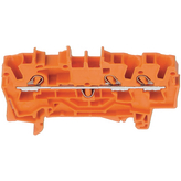 2001-1302, Terminal block orange 0.25...1.5 mm2, Wago