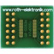RE933-05 Laboratory card FR4 Epoxide + chem. Ni/Au TSSOP24 Adapter