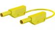 28.0125-20024 Safety Test Lead 2m Yellow 1kV Nickel-Plated