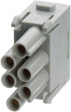 09140063141 Разъем: HAN; модуль; "мама"; Han Modular E Protected; PIN:6; 16А