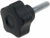 VCT.25 P-M5X20 Ручка регулятора; Диам:25мм; M5; 20мм; полипропилен; H:19мм