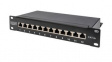 DN-91612S-EA 10GbE Patch Panel, Cat.6a, 12x RJ45, 10"