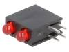 L-7104FO/2ID LED; в корпусе; Кол-во диод:2; 3мм; THT; красный; 8-20мкд; 40°