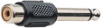 A 177 Audio Adapter, 1 x Jack Plug Mono 6.3 mm, 6.3/3.5 mm
