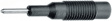 MZS 2 BLACK Adapter plug  diam. 2 mm / diam. 4 mm Black