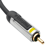 PROV5010, Composite video cable RCA-Plug RCA-Plug 10.0 m, PROFIGOLD