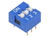 DS-03 Переключатель: DIP-SWITCH; Кол-во секций:3; ON-OFF; 0,05A/12ВDC