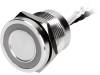 PS193P10Y01W12VL Переключатель: пьезоэлектрический; Положения: 2; SPST-NO; IP68