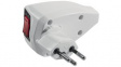 1409604 Mains Plug Type 12 10A Plastic White