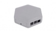 CBHEX1-PI4-GY HexBox Pi Ready Enclosure 130x146x45mm Grey ABS IP30