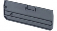 XW5E-P1.5-2.2-1 End cover 63.2 x 2.2 x 24.5 mm dark grey XW5E