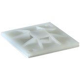 QM20A-NA [100 шт], Cable tie mount Q 20 mm x 20 mm Natural - 151-10904, HellermannTyton