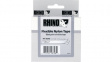 18485 Rhino tape IND, polyester 9 mm metallic black