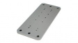 97-101-003 Wall Track Mount Plate, Silver, Suitable for LX, 400, 200, 100 Series Mounts, 231mm, Silver