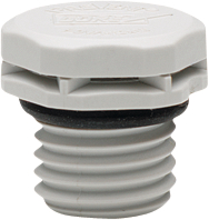 PMF100321 GREY, Pressure compensation element, PA 6 (UL94-V0) Grey, Screw Mo, Gore