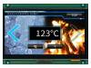 GT800X480A-1303P, Дисплей: TFT; 7"; 800x480; Подсвет: LED; Размер окна:145x85,92мм, Noritake Itron