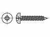 KA3.5X16/BN13259 Винт; 3,5x16; Головка: цилиндрическая; Pozidriv; Размер: PZ2