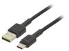KABGC06 Кабель; USB 2.0; вилка USB A,вилка USB C; 1,2м; черный; 480Мбит/с