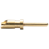 SA3350/1 [10 шт], Soldering contact, male, for , 2 and 3-pole, Gold, 24 ... 20AWG, Bulgin