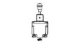 2TL6-21 Toggle Switches Toggle SW DPDT 3POS Scre