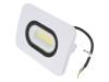 38704, Лампа: прожектор LED; 4000(тип.)K; IP65; Корпус: белый; 30Вт, Goobay