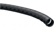 HWPP40-PP-BK (15) Cable Cover, 42 mm, Polypropylene, Black, 20 m