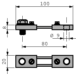 1700V3230, Shunt 60 A/60 mV, Gossen Metrawatt