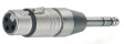 NA3FP Адаптер; вилка Jack 6,35 мм, XLR "мама"; stereo; PIN:3