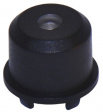 1ES091 Cap round diam. 9.6 mm black