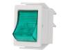 C1553VQNAP ROCKER; 2; DPST; ON-OFF; 16A/250ВAC; Выводы: коннекторы 6,3x0,8мм