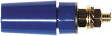 SAB4-G BLUE Предохранительный разъем ø 4 mm синий
