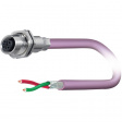SACCBP-M12FSB-2CON-M16/2,0-910 Unit-mounted PROFIBUS socket