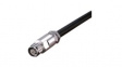 22660311 RF Connector, N-Type, Brass, Plug, Straight, 50Ohm, Clamp Terminal