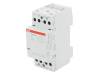 1SAE231111R0104, Контактор:4-полюсный установочный; NC x4; 24ВAC; 24ВDC; 25А; DIN, ABB