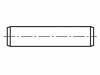 1255959, Шпилька цилиндрическая; нержавеющая сталь А2; BN:684; O:4мм, BOSSARD