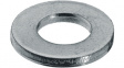 RND 610-00615 [200 шт] Flat Washer, M2, Zinc-Plated Steel, Pack of 200 pieces