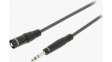 SWOP15100E15 XLR Stereo Cable 1.5 m Dark Grey