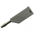 LAS N WS GRAU / GREY Plug diam. 4 mm Grey CAT I