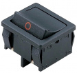 1802.1221 ROCKER; DPST; Положения:2; OFF-(ON); 4A/250ВAC; черный; IP40