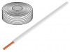 105-5-100 Провод; однопров; Cu; 1x0,20мм2; ПВХ; белый; 60В; -10?85°C; 100м