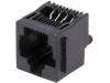 5520260-4 Гнездо; RJ45; PIN: 8; со стопором панели; Конф: 8p8c; THT; прямой