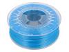 PLA-1.75-BLUE SEMI TRANSPARENT Филамент: PLA; голубой, полупрозрачный; 1кг; 200-235°C; ±0,05мм
