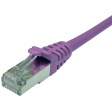 PB-SFTP6A-1-VI Patch cable RJ45 Cat.6<sub>A</sub> S/FTP 1 m фиолетовый