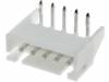 A2501WR-5P Гнездо; провод-плата; "папа"; PIN:5; 2,5мм; THT; 250В; 3А; луженые