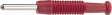 MST 3 RED Plug diam. 2 mm Red CAT I