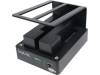 QP0010 Корпус для дисков:2,5" / 3,5"; черный; USB, SATA