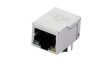 TMJ4011BBNL Industrial Connector, 10/100 Base-T, RJ45, Socket, Right Angle, Ports - 1, Conta