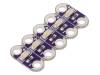 DEV-14012, Модуль: LED; LilyPad; Цвет: синий; металлизированные отверстия, SparkFun Electronics