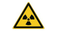 PIC W003-TRI 015-PE-SHEET/1 [54 шт] ISO Safety Sign - Warning, Radioactive Material or Ionizing Radiation, Triangula
